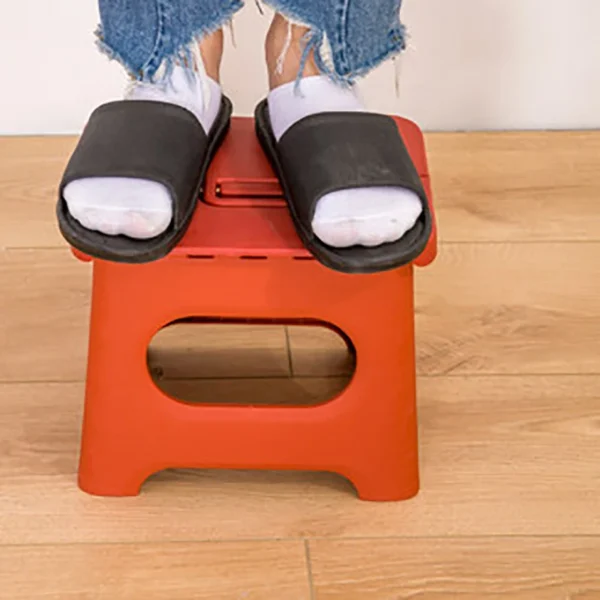 Portable Folding Step Stool-17.5cm Height Plastic Foldable Stool for Kids,Adults, Kitchen Garden Bathroom Stepping Stool табурет