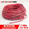 2-pin red and black PVC or silicone extension cable 28awg 26awg 24awg 22awg 20awg 18awg 16awg Tinned copper domestic wire