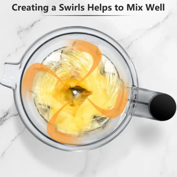 Professional Blenders for Kitchen, 1800 W Smoothie Blender with 2 Blend Way, 4 Functions and 3 Speeds, 63 oz Blender for Smoothi