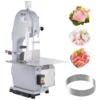 SucceBuy Electric Bone Cutting Sawing Machine Automatic Commercial Tabletop Stainless Steel Bandsaw Bone Cutter for Home Kitchen