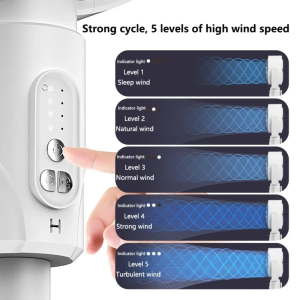 Xiaomi Air Circulation Fan Household Desktop Small Wireless Charging Remote Control Floor Fan Strong Wind Silent Electric Fan