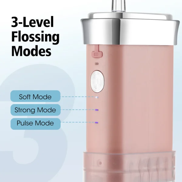 Oral Irrigator Portable Rechargeable Powerful Battery Life Water Teeth Cleaning Stick For Home Travel Water Flosser Teeth Pick