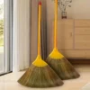 Eco-friendly hand-woven mango broom - suitable for hard floors - ideal for living rooms, bedrooms, kitchens and outdoor cleaning
