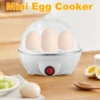 Egg Cooker Auto Shut-Off Boiled Egg Machine 7 Egg Capacity Smart Egg Maker Electric Egg Boiler for Home Kitchen