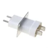 J1HF Home Electronic Microwave Oven Magnetron Filament 4 Pin Socket Converter White