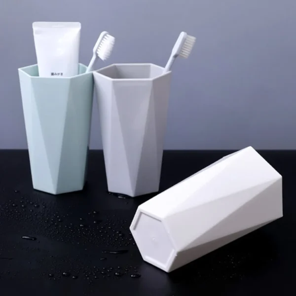 300ML Cups Nordic Plastic Cup Toothbrush Holder Washing Drinking Home Bathroom Tooth Mug 10.8cm X 5.8cm Home Personal Care Part