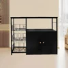 Kitchen Storage Cabinet Multifunctional Floor Standing Sideboard Cabinet Microwave Shelf Organizer Rack Pot Storage for Dining