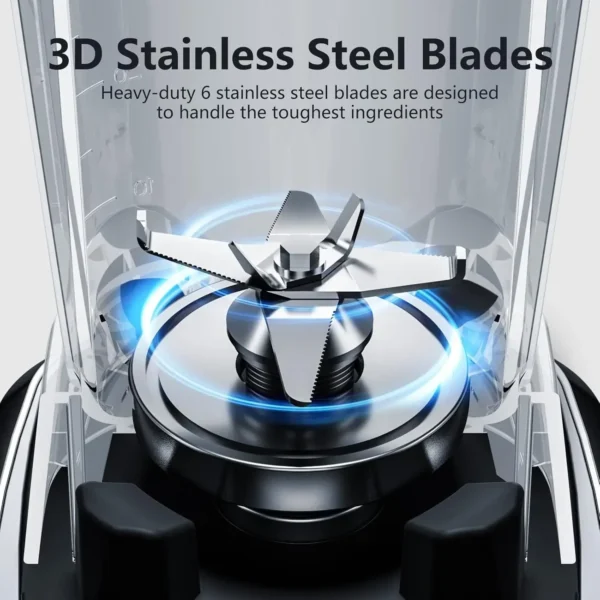 Professional Blenders for Kitchen, 1800 W Smoothie Blender with 2 Blend Way, 4 Functions and 3 Speeds, 63 oz Blender for Smoothi