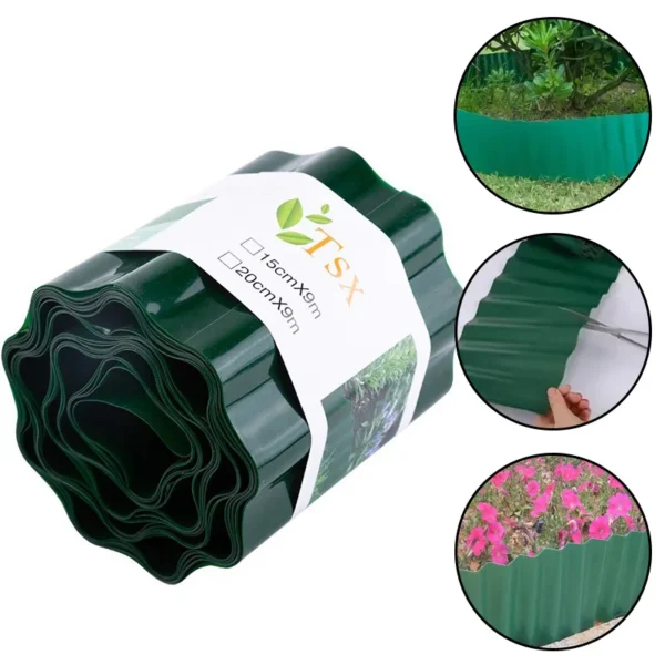 Grass Lawn Edge Border Path Edging Fence Outdoor Decor DIY Flexible Edging Border Fence Gardening Fence Landscapes Decoration