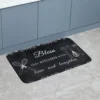 VIKAMA American Minimalist Kitchen Anti-Slip Floor Mat Bathroom Door Mat Kitchen Two-Piece Set Absorbent Carpet Home Decoration