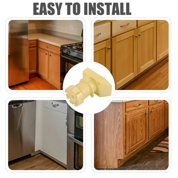 Adjustable Cabinet Feet 5Pcs Furniture Support Legs For Sofa Chair Table Dresser Riser Replacement Kitchen Cabinet Foot