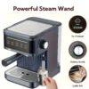 Home Coffee Machine 20Bar Pump Pressure Energy Saving Self-Cleaning Portable Small Coffee Grinder Machine for Home Office