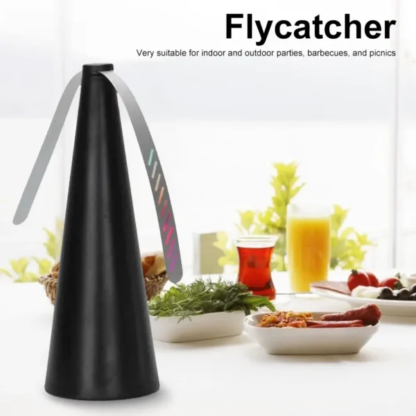 2pcs Fly Fans for Tables Fly Repellent Fan Table Top Fly Fan Fly Spinner for Picnic Restaurant Party Home BBQ Camping Equipment