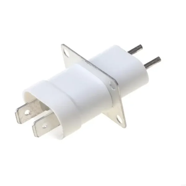 J1HF Home Electronic Microwave Oven Magnetron Filament 4 Pin Socket Converter White