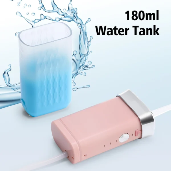 Oral Irrigator Portable Rechargeable Powerful Battery Life Water Teeth Cleaning Stick For Home Travel Water Flosser Teeth Pick