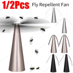 1/2PCS Automatic Mosquito Repellent Fan Fly Mosquito Repeller Fan Battery Powered Portable Pest Control for Home Outdoor Picnic