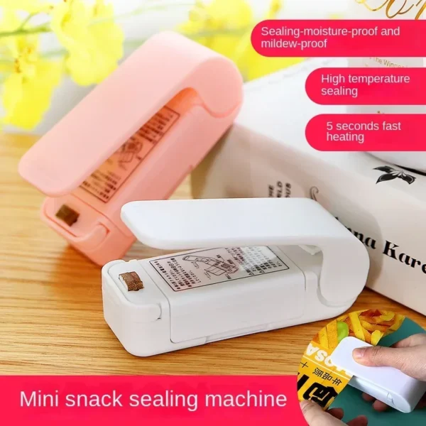 Home Vacuum Packaging Machine Plastic Bag Sealer Thermal Plastic Food Bag Closure Portable Sealer Food Packaging Heat Sealer