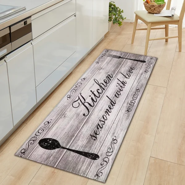 Modern Kitchen Mat Bathroom Entrance Doormat House Hallway Non-Slip Foot Rug Home Living Room Balcony Bedroom Floor Decor Carpet
