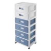 6-Drawer File Cabinet with Lockable Drawers Office Organizer with Silent Wheels Multi-Layer Storage Home & Office Filing Cabinet