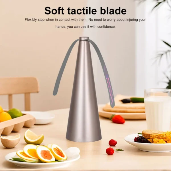 2pcs Fly Fans for Tables Fly Repellent Fan Table Top Fly Fan Fly Spinner for Picnic Restaurant Party Home BBQ Camping Equipment