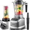 Professional Blenders for Kitchen, 1800 W Smoothie Blender with 2 Blend Way, 4 Functions and 3 Speeds, 63 oz Blender for Smoothi