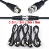 BNC Male to Female Plug CCTV Extension Coaxial Line BNC Cable Security Monitoring Camera Accessories 0.5m 2m 3m 5m
