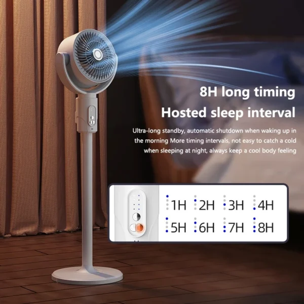 Xiaomi Air Circulation Fan Household Desktop Small Wireless Charging Remote Control Floor Fan Strong Wind Silent Electric Fan